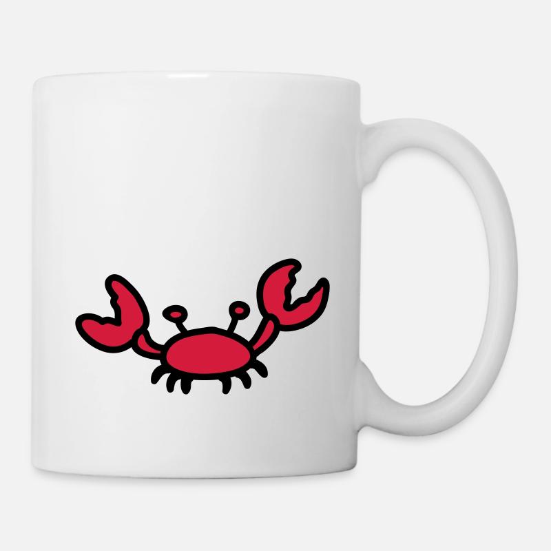 Krebs - Tasse - Weiß