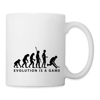 evolution_herren_hockey_b_1c - Mug blanc - blanc - Droite