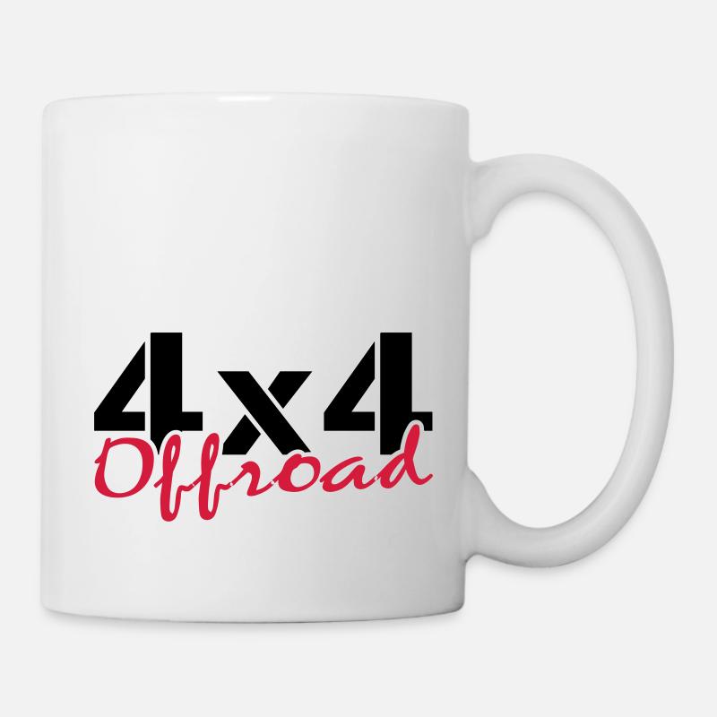 offroad - Tasse - Weiß