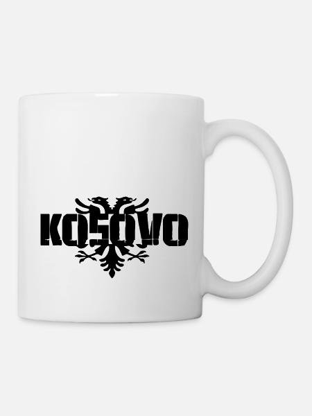 kosovo - Tasse - Weiß