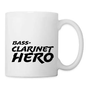 Bass Clarinet Hero - Tasse - Weiß - Rechts