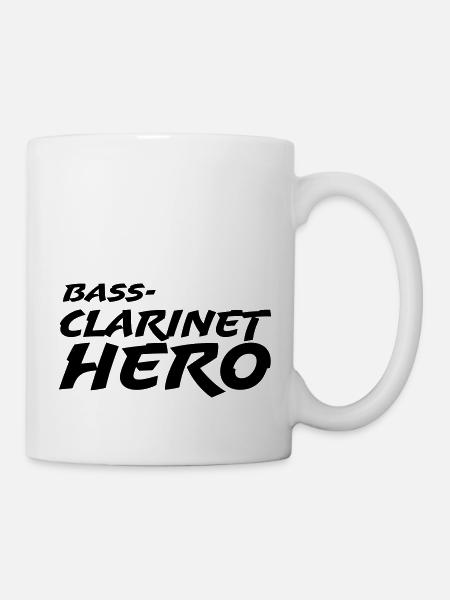 Bass Clarinet Hero - Mug blanc - blanc