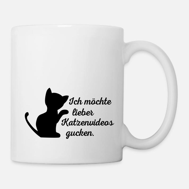 Katze - Tasse - Weiß