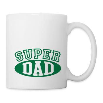 SUPER DAD - Mug - white - Right