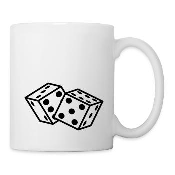 wuerfel_1c - Mug - white - Right