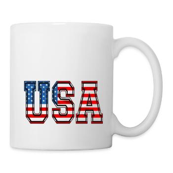 usa 3 - Tasse - Weiß - Rechts