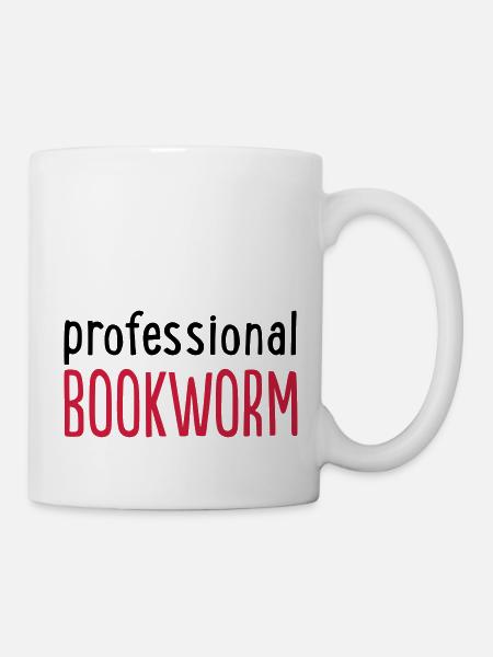 Bookworm - Mug - white