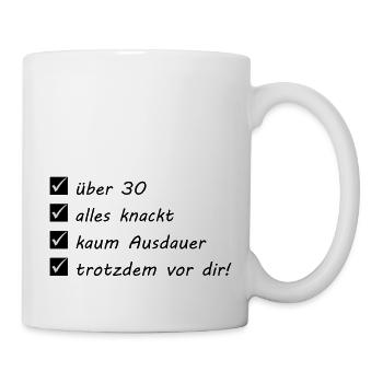 Sport - Marathon - Tasse - Weiß - Rechts