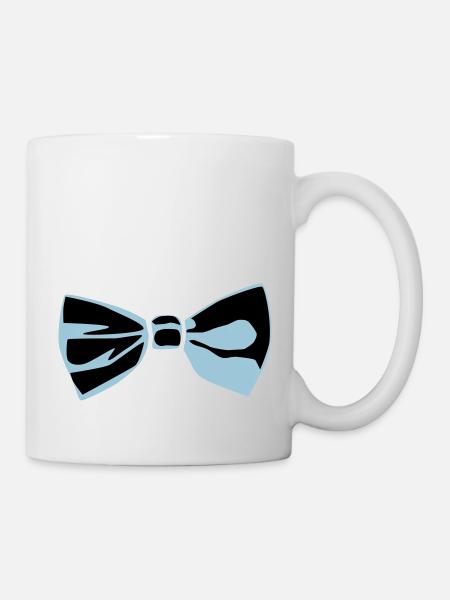 Fliege - Tasse - Weiß