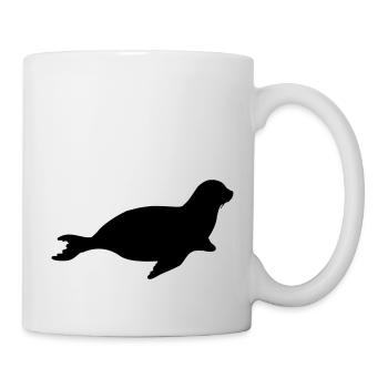 seal animal - Mug blanc - blanc - Droite