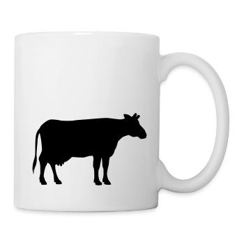 cow animal - Mug - white - Right