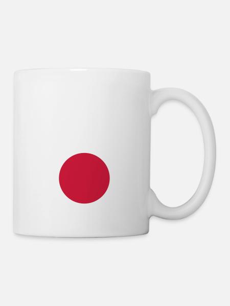japan flag - Tasse - Weiß