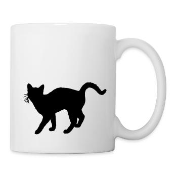katze - Tasse - Weiß - Rechts
