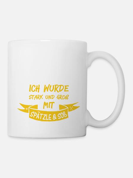 SPÄTZLE & SOß - Tasse - Weiß