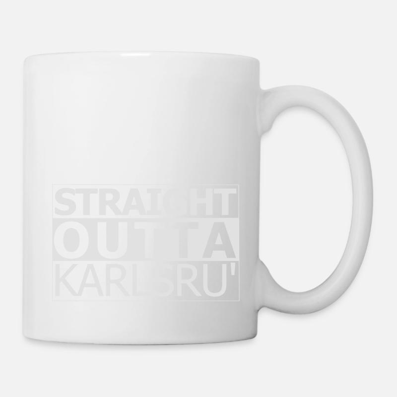 straight outta karlsruhe - Mug - white