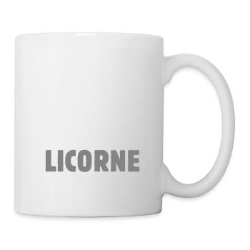 Je suis licorne - Mug blanc - blanc - Droite