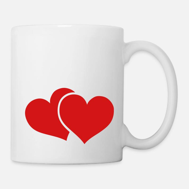 hearts - Mug blanc - blanc