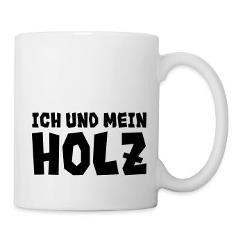 ich und mein - Tasse - Weiß - Rechts