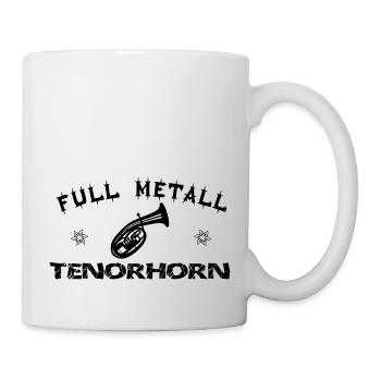 volksmusik_fm-tenorhorn - Tasse - Weiß - Rechts
