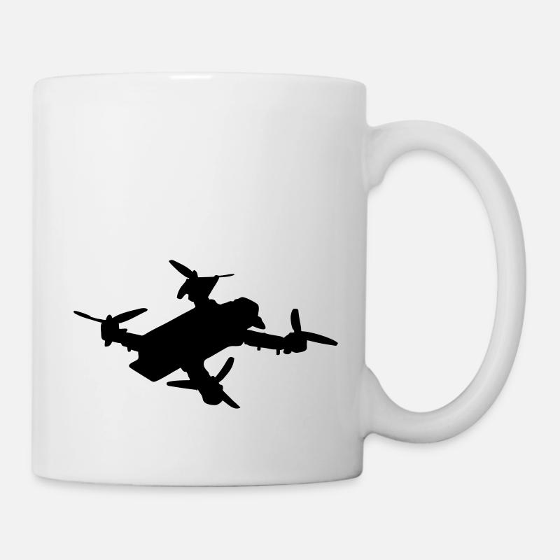 Drohne 2 - Tasse - Weiß