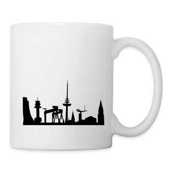 skyline keel - Mug - white - Right