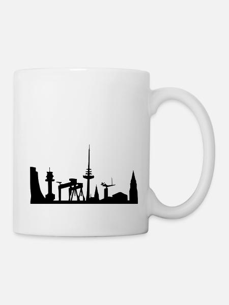 skyline keel - Mug - white