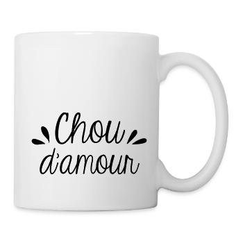 Chou d'amour - Mug blanc - blanc - Droite