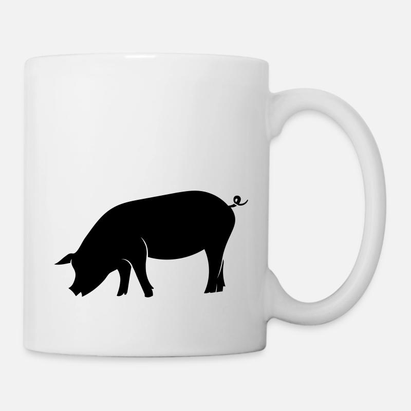 Schwein - Tasse - Weiß