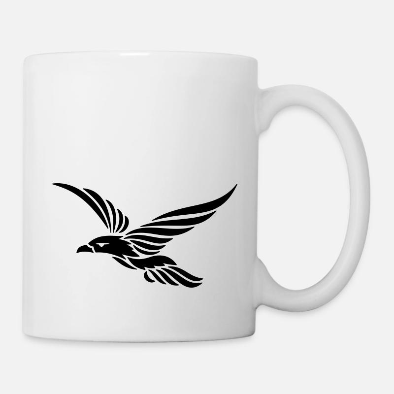 Tribal Raven 1c - Mug - white