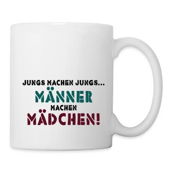 JUNGS MACHEN JUNGS - Tasse - Weiß - Rechts