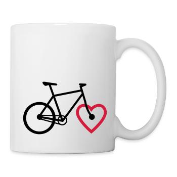 love bike - Tasse - Weiß - Rechts