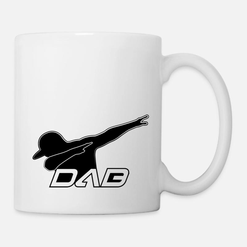 DAB black style - Tasse - Weiß