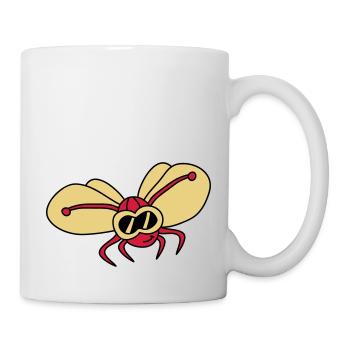 butterfly_pilot_3c - Mug - white - Right
