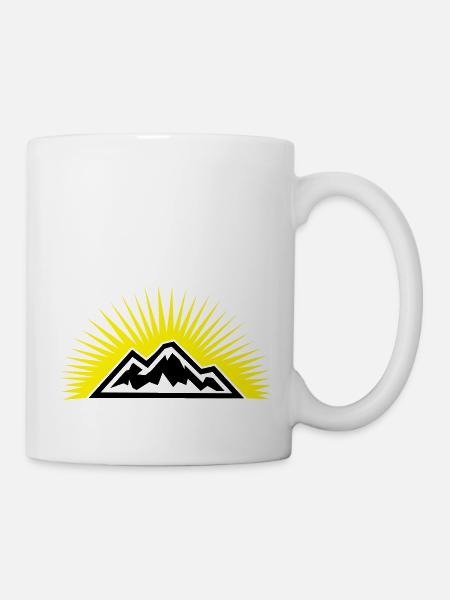 Mountainsun - Tasse - Weiß