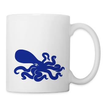 Kraken/Poulpe - Mug blanc - blanc - Droite