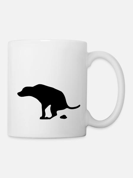 Hund - Tasse - Weiß