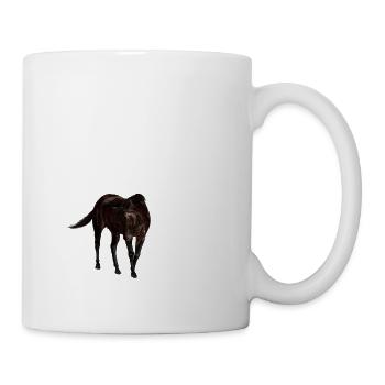 Pferd - Tasse - Weiß - Rechts