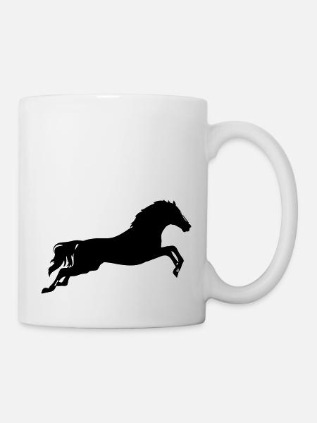 Cheval - Mug blanc - blanc