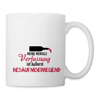 Besäufniserregend - Tasse - Weiß - Rechts