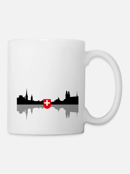 zürich - Tasse - Weiß