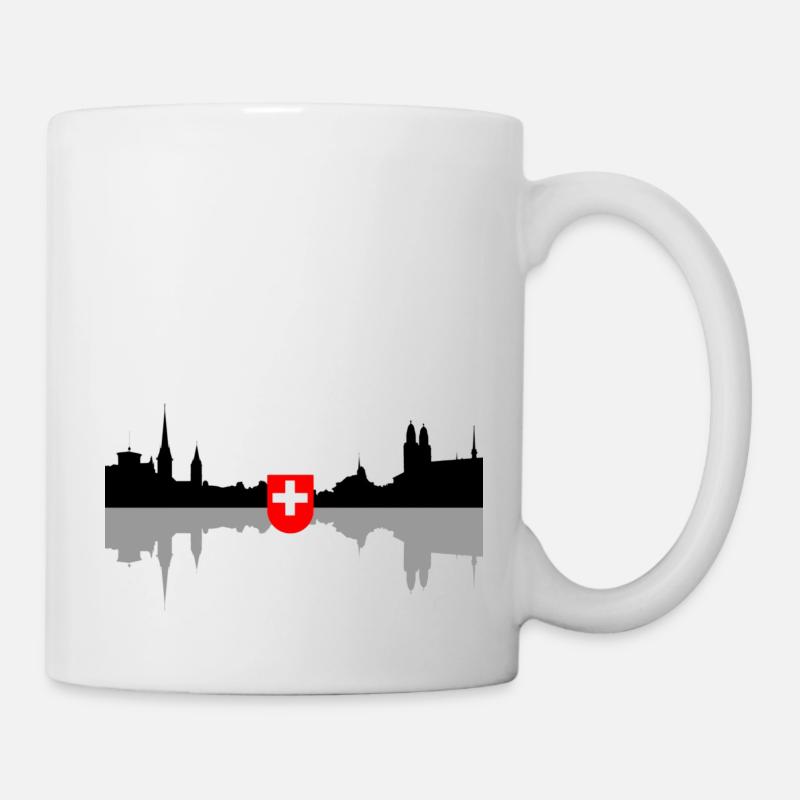 zürich - Tasse - Weiß
