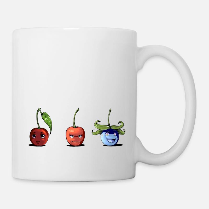 süße saure tolle Kirsche - Tasse - Weiß