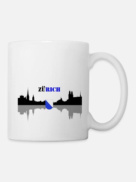 zürich - Tasse - Weiß