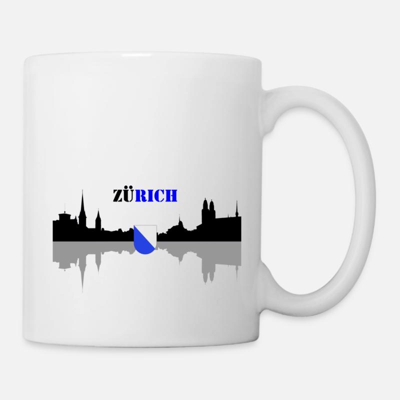 zürich - Tasse - Weiß