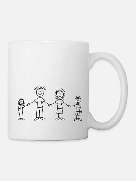 family_1c - Tasse - Weiß
