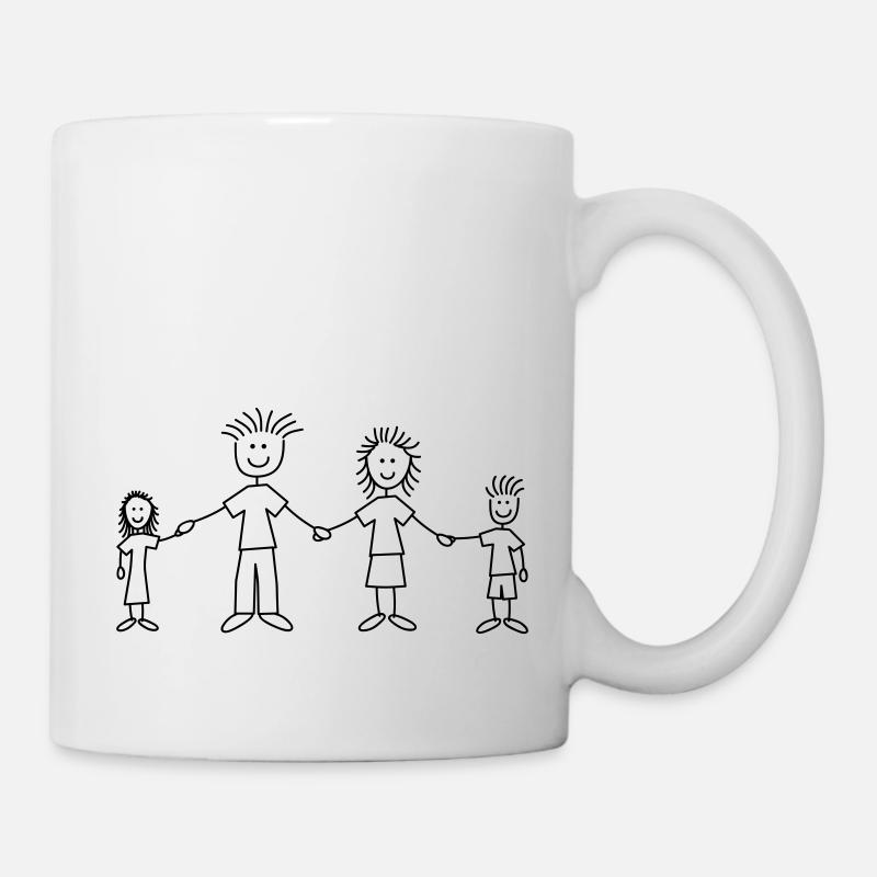 family_1c - Tasse - Weiß