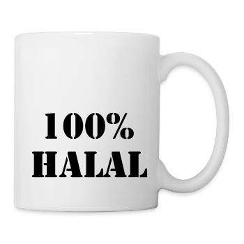 100% Halal (V) - Mug blanc - blanc - Droite