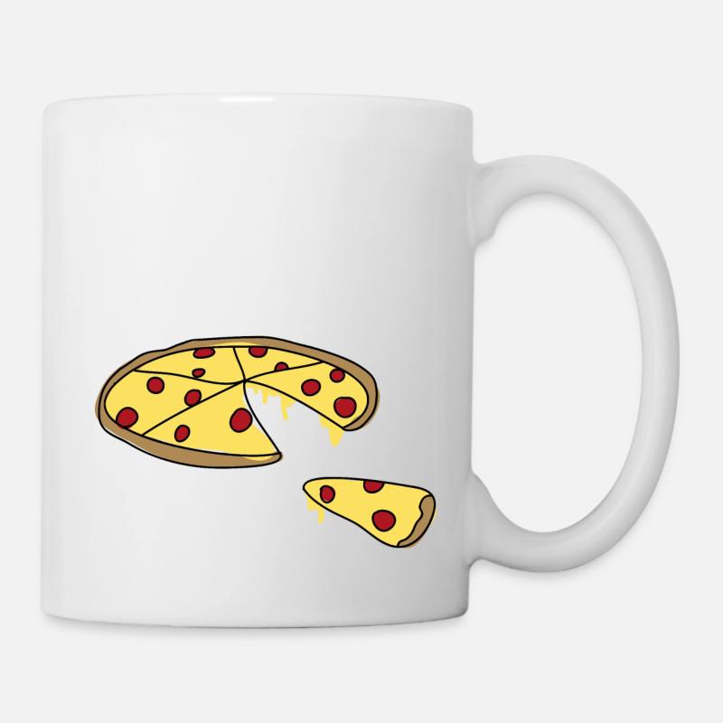 Pizza - Tasse - Weiß