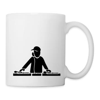 DJ - Tasse - Weiß - Rechts