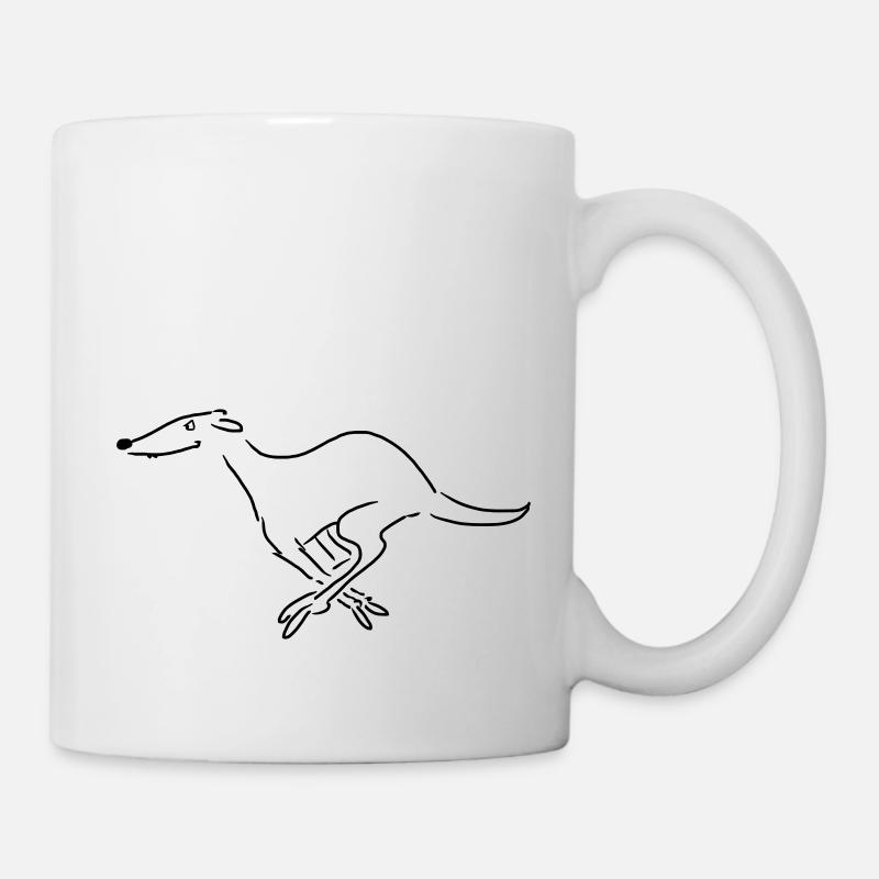 Windhund - Tasse - Weiß